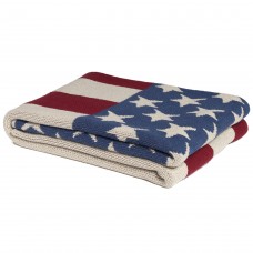 In2Green Vintage American Flag Throw Blanket IXG1434